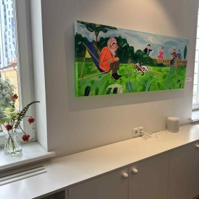 KALAUS galerii avab uue kunstihooaja August Künnapu maalide näitusega „Ravimatu huumor“